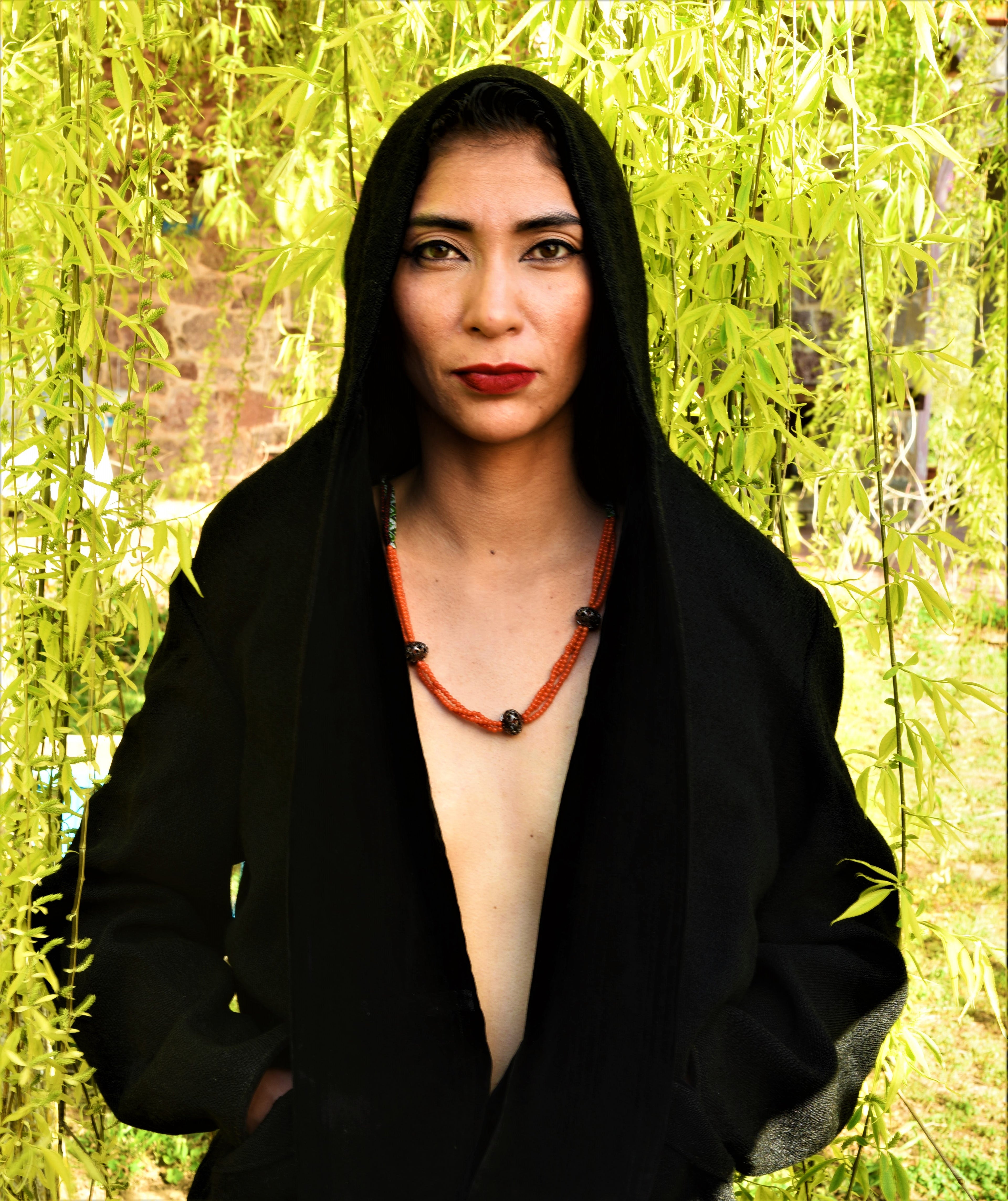 COLLANA CORALLO E BOTTONI SARDI