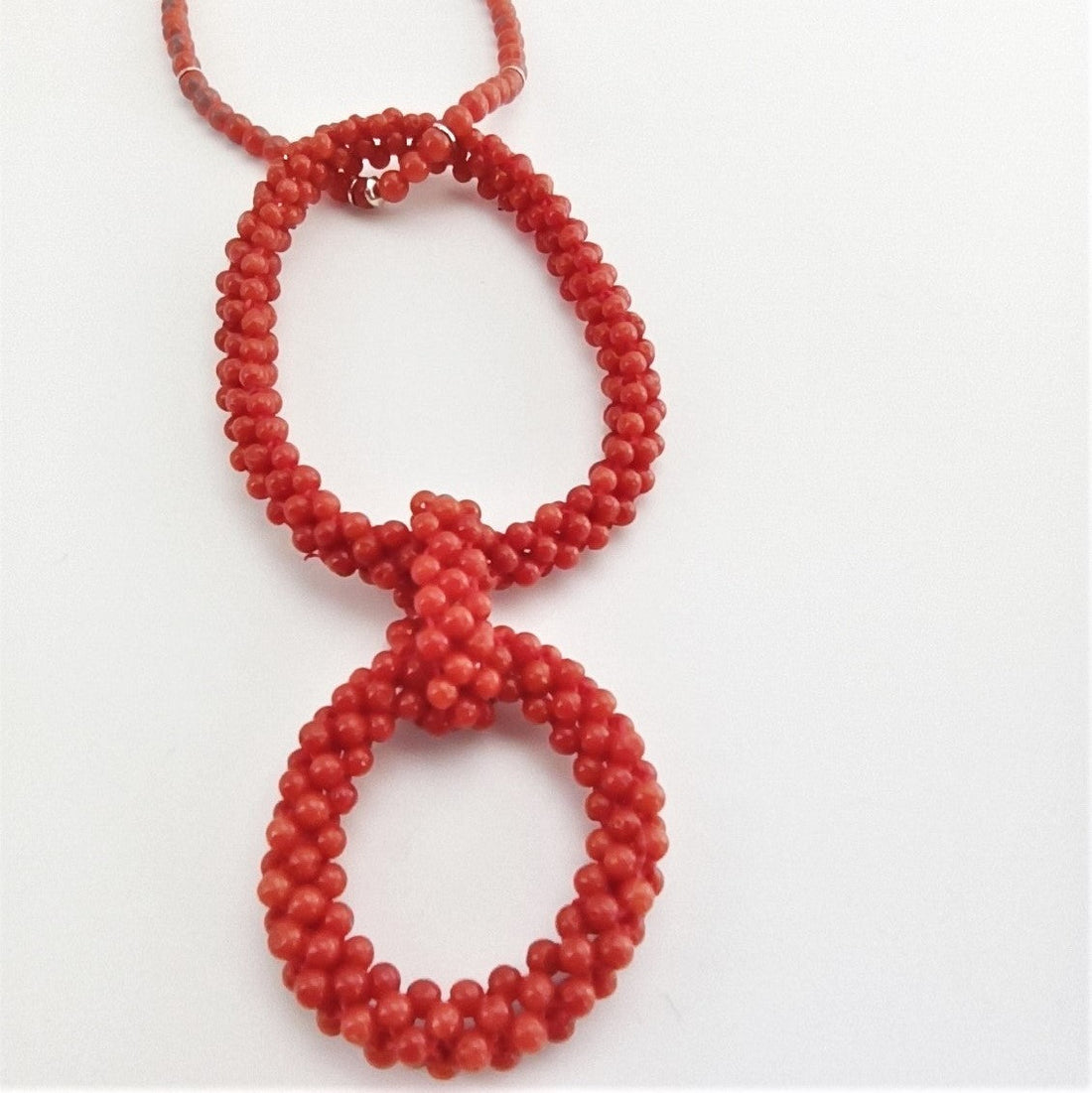 Collana girocollo con ciondolo di corallo GORALgioielli