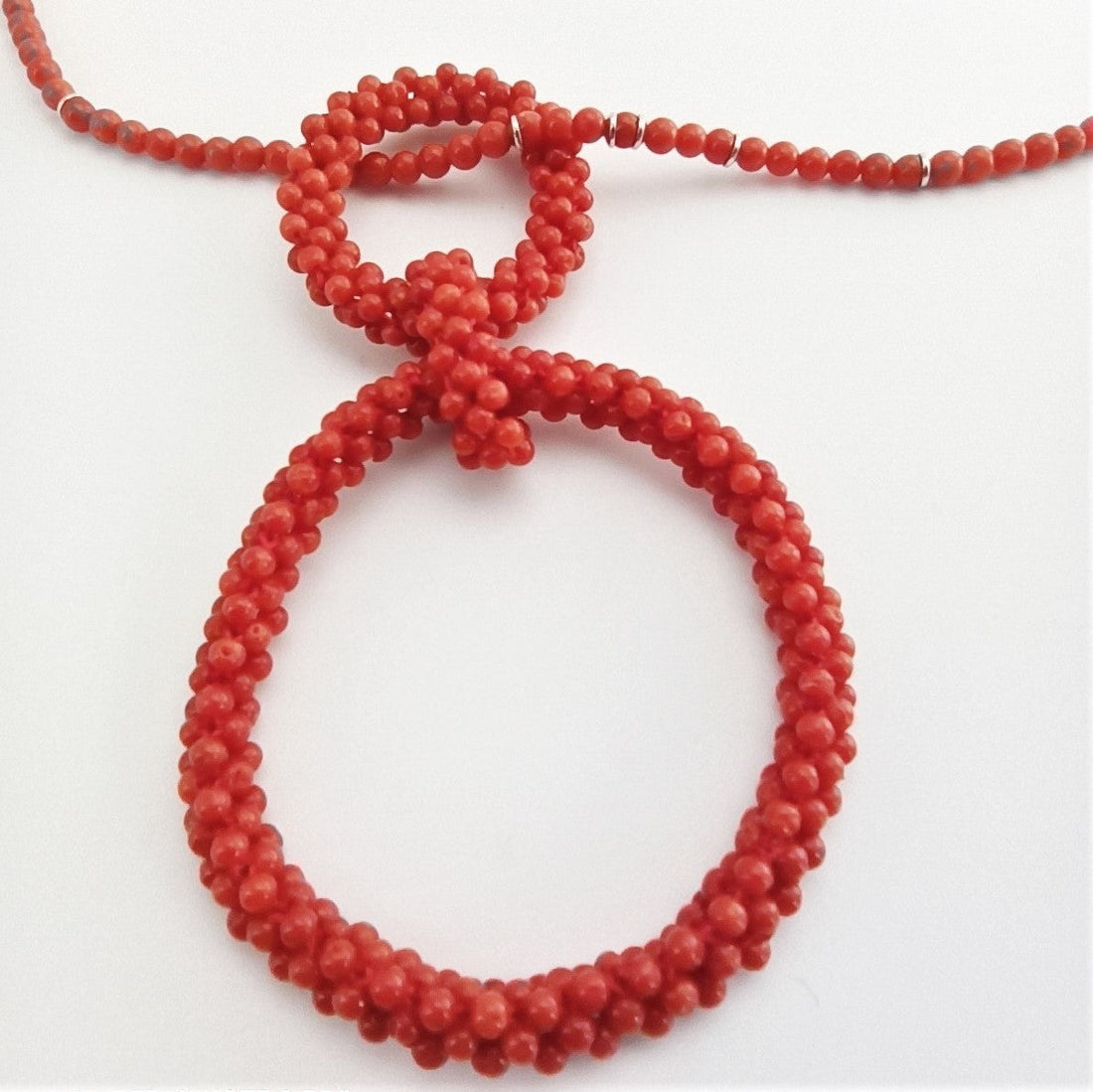 Collana girocollo con ciondolo di corallo GORALgioielli