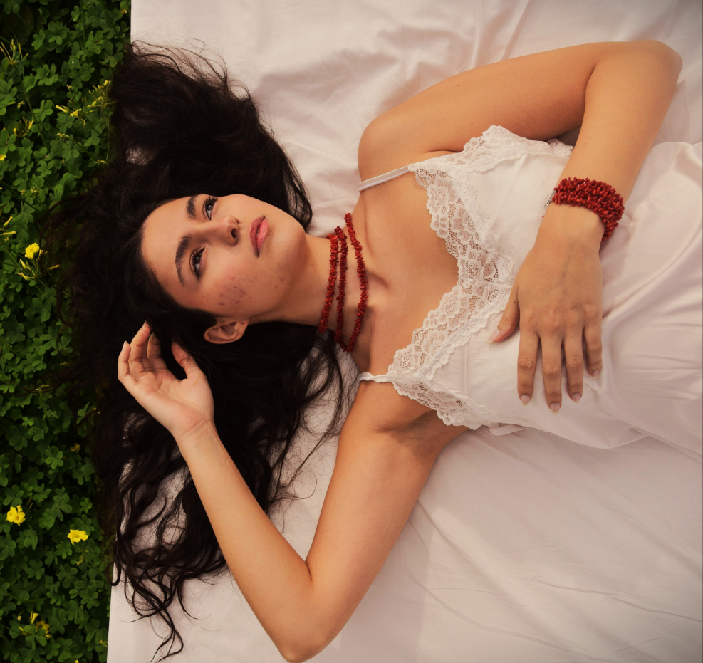 Bracciale 4 fili corallo rosso 