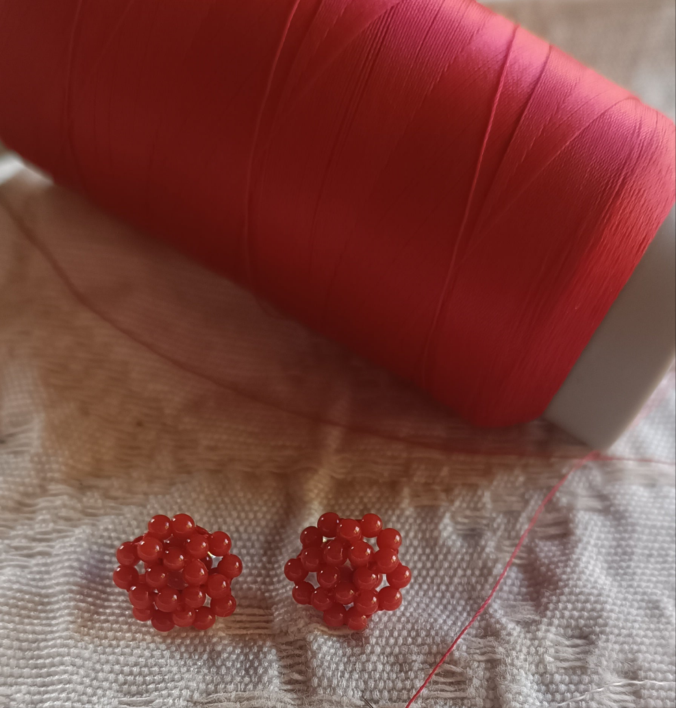 Orecchini di corallo a lobo