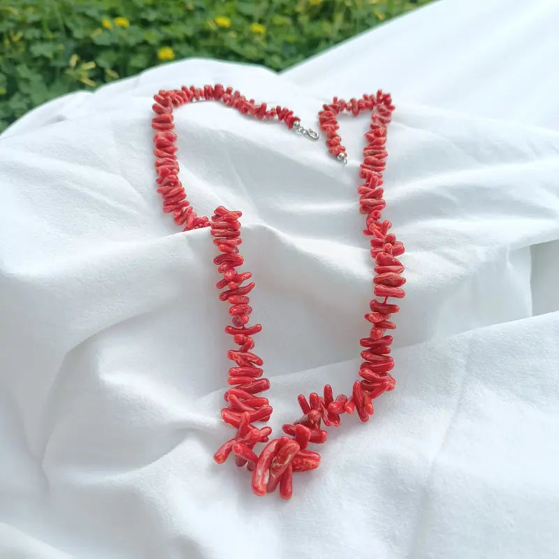 ARIANNA-Collana corallo naturale - collana corallo