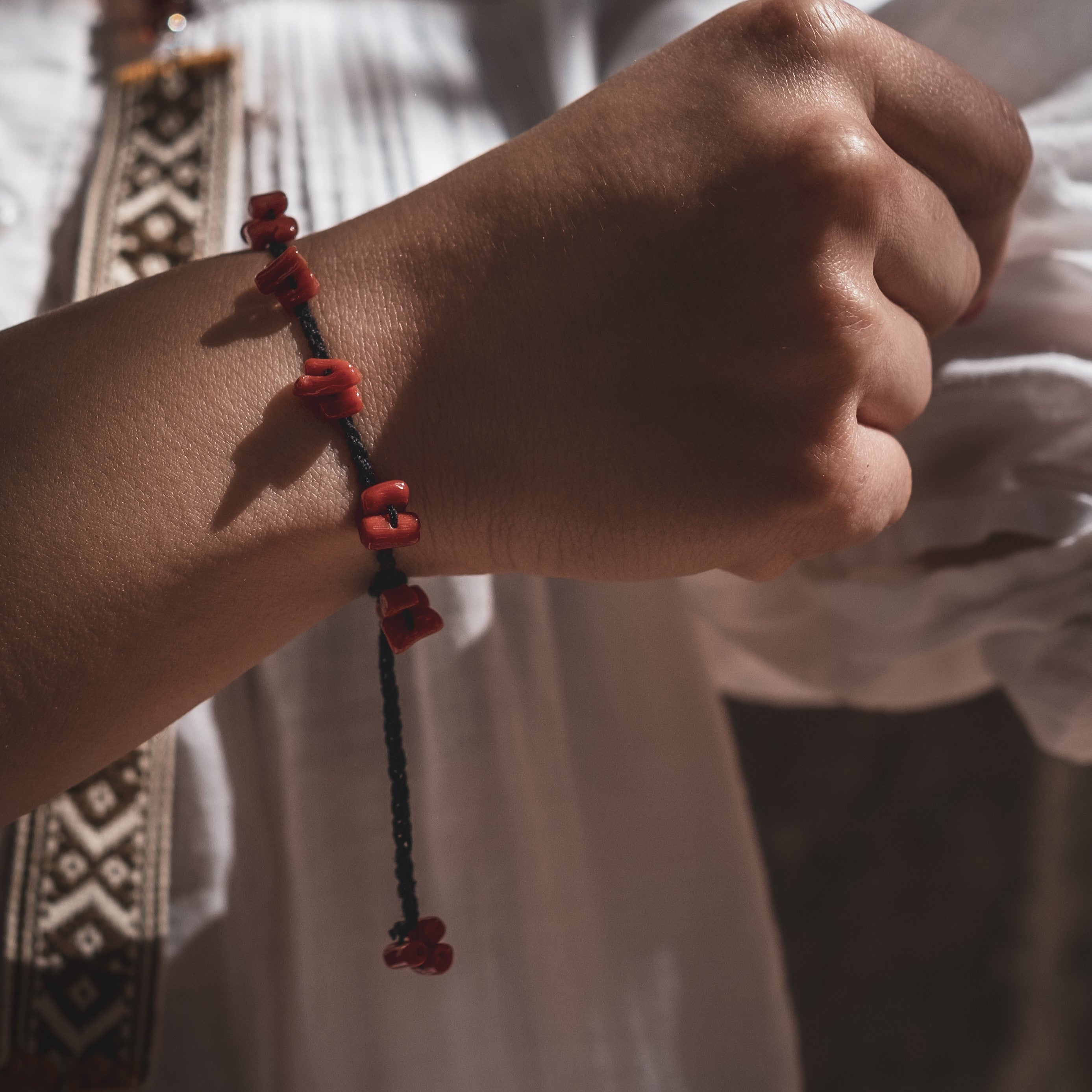 bracciale corallo rosso
