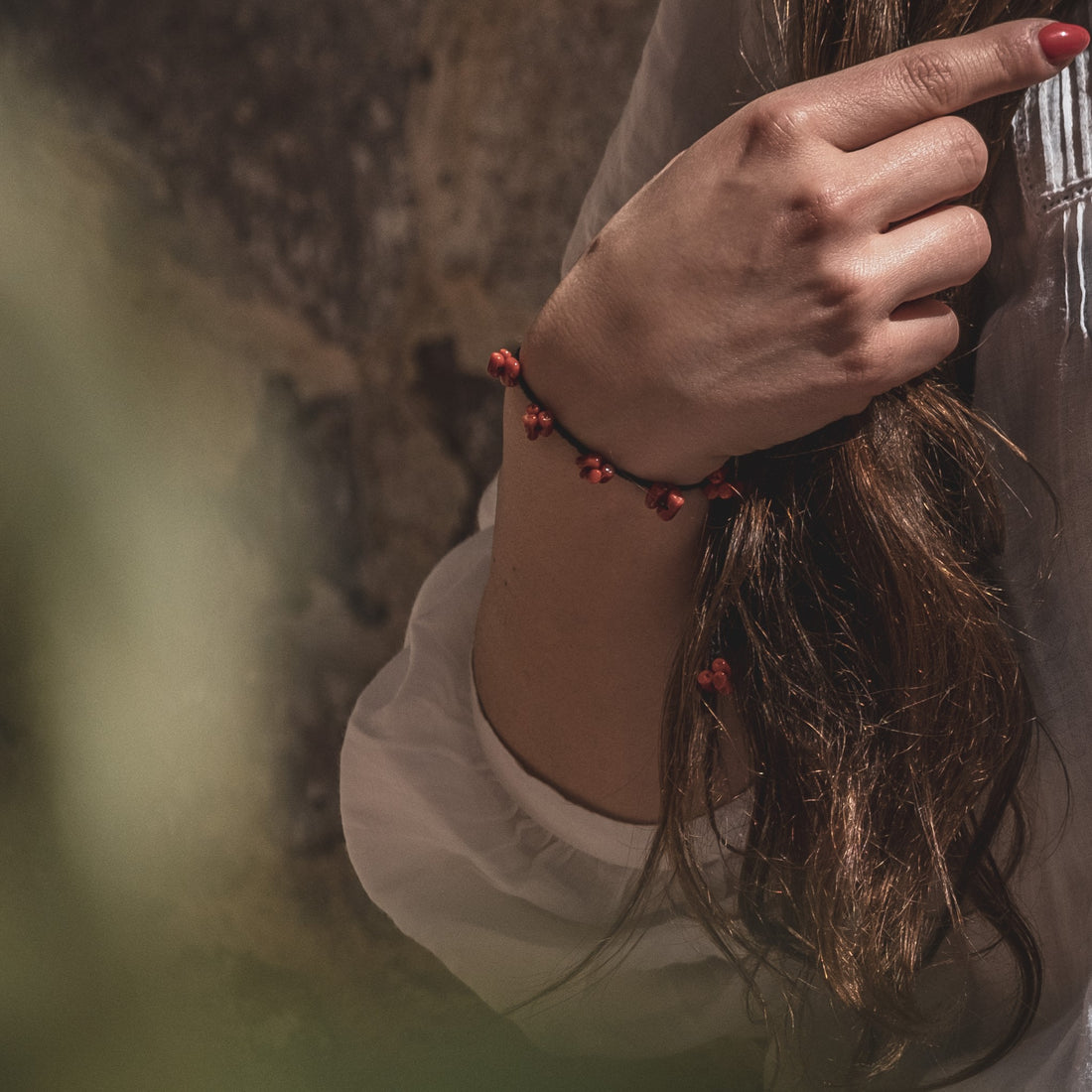 bracciale corallo rosso 