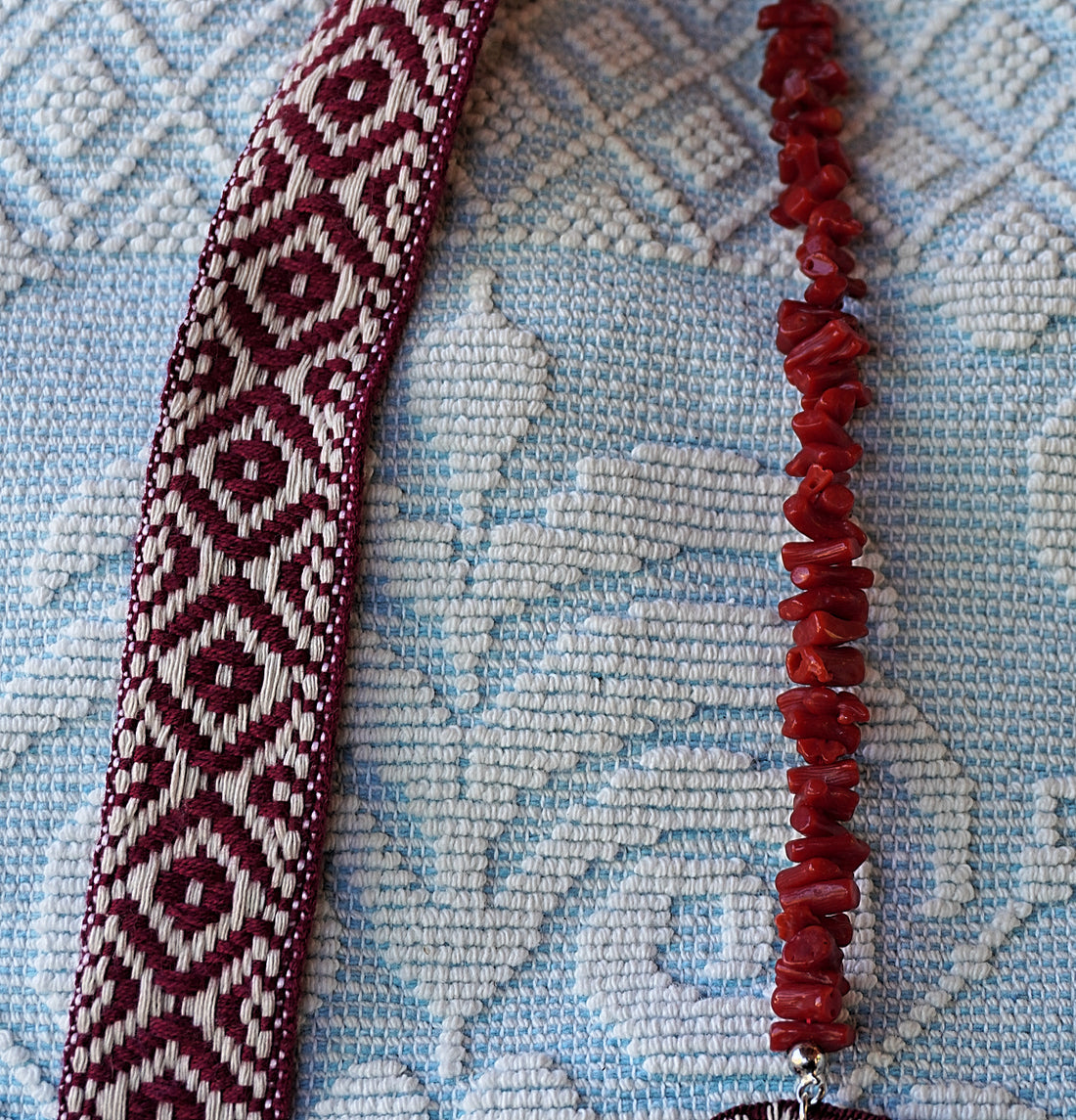 collana corallo lunga