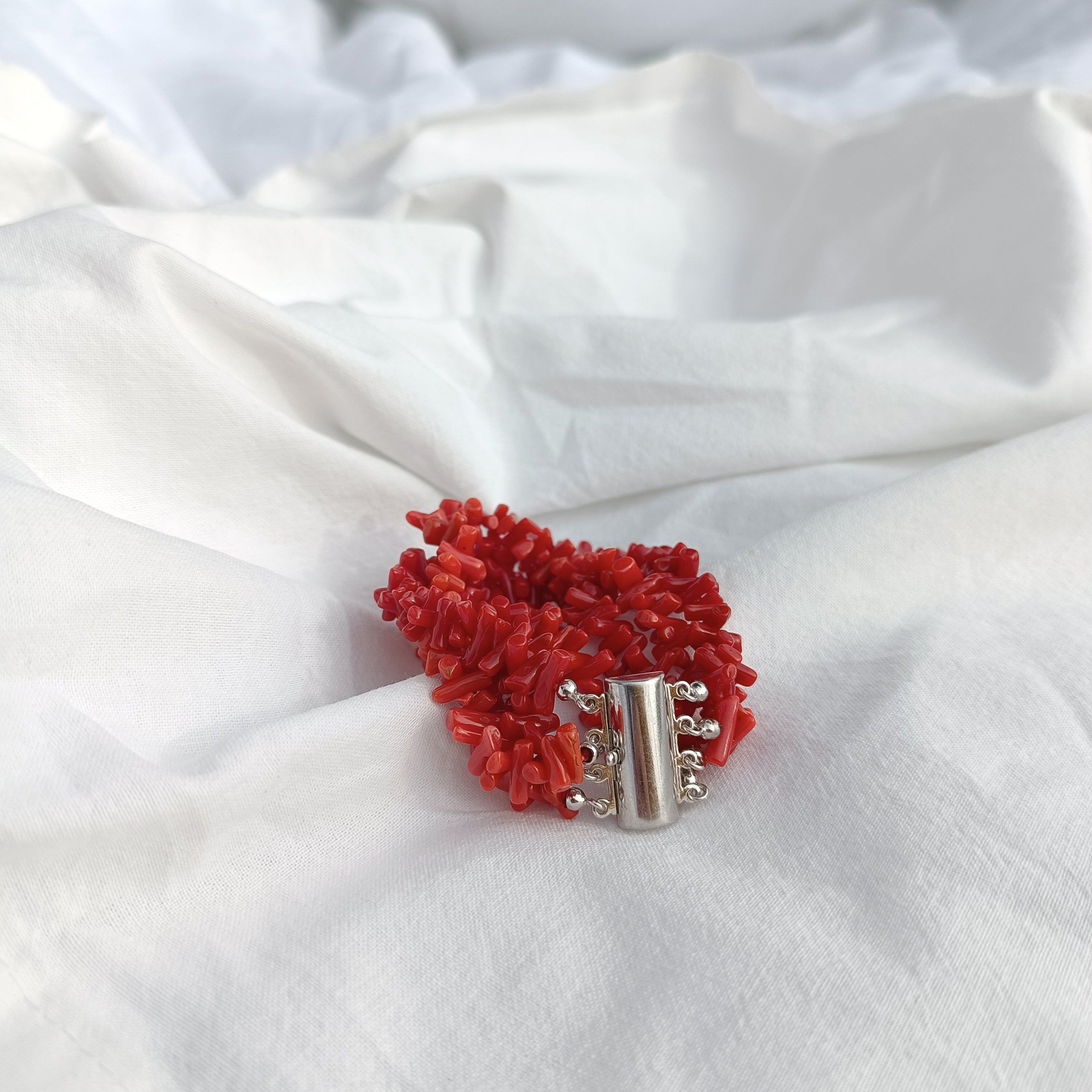 Bracciale corallo rosso