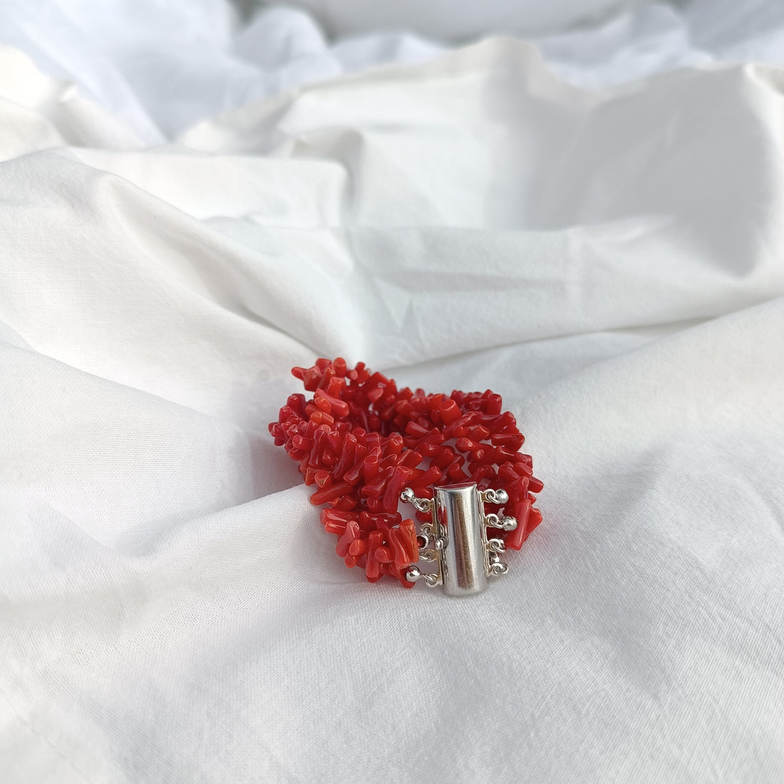 Bracciale corallo rosso
