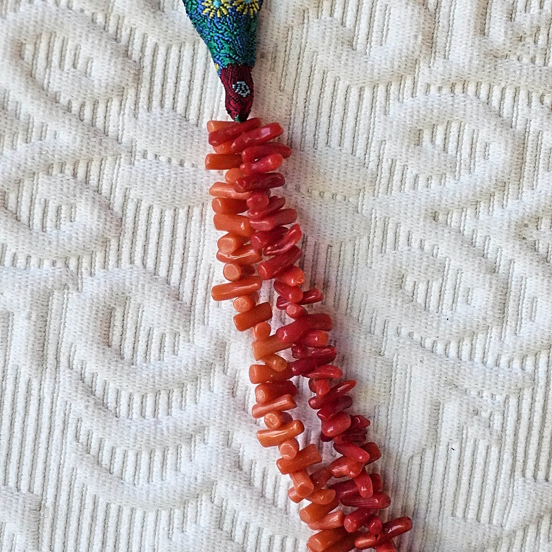 collana corallium rubrum