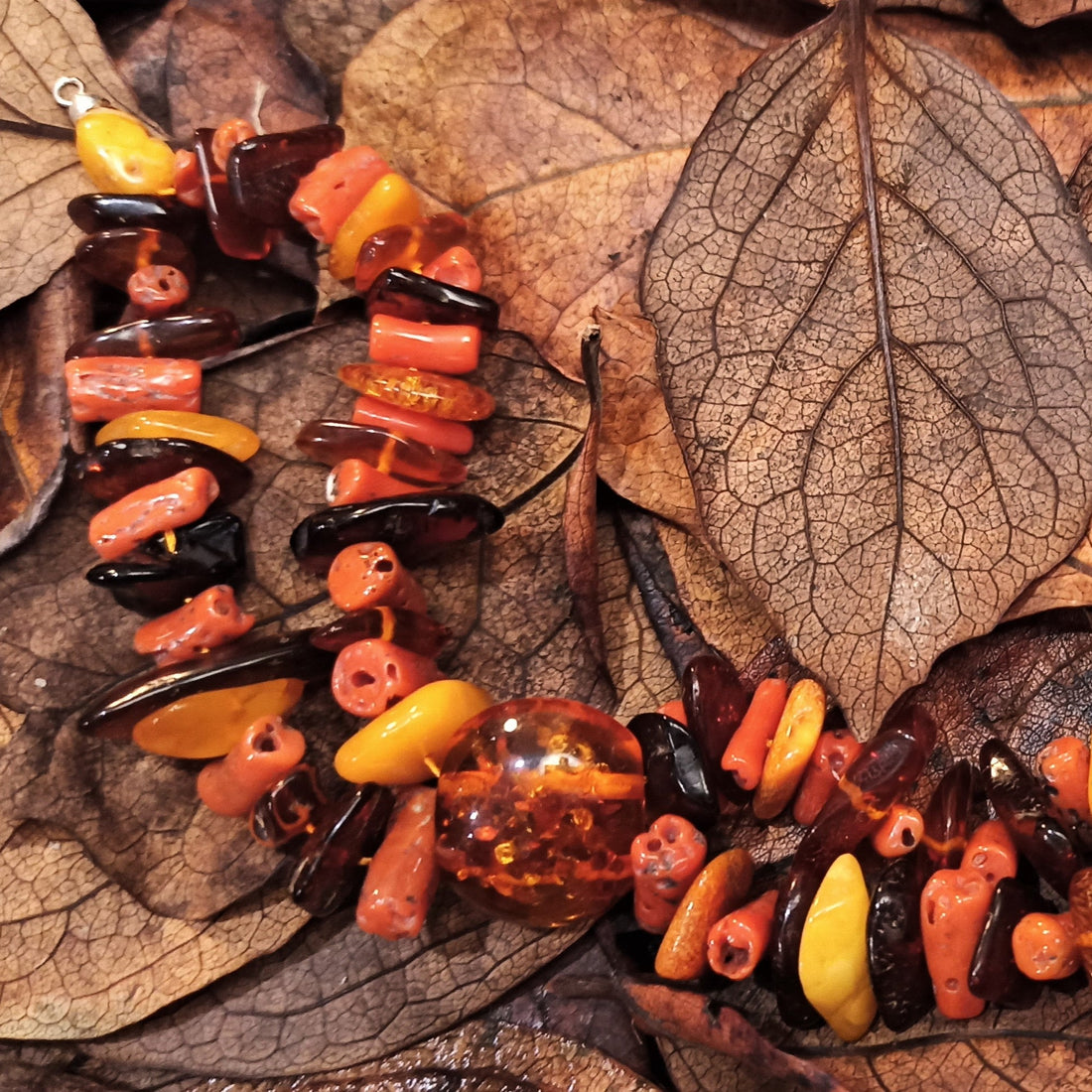 Bracciale in corallo e ambra gorallgioielli