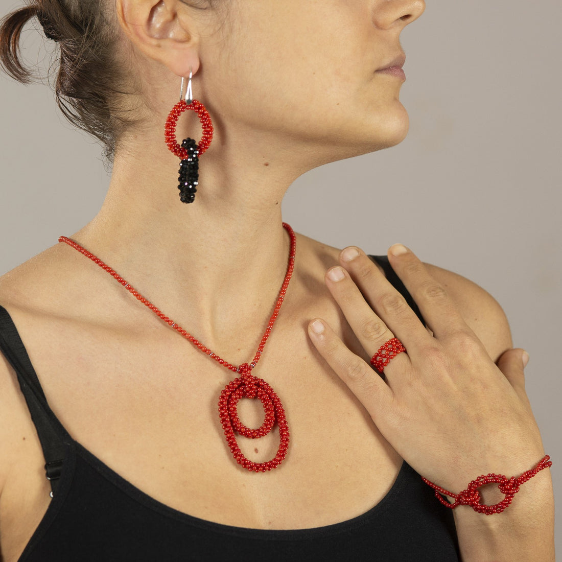 Bracciale scomponibile in corallo GORALgioielli