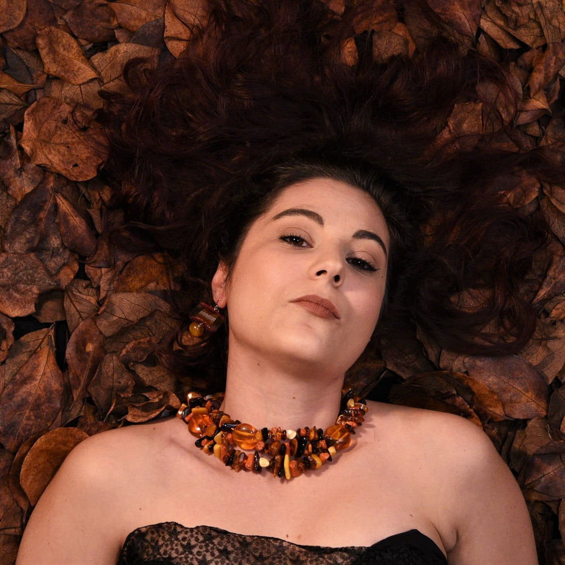 Collana girocollo in ambra e corallo gorallgioielli