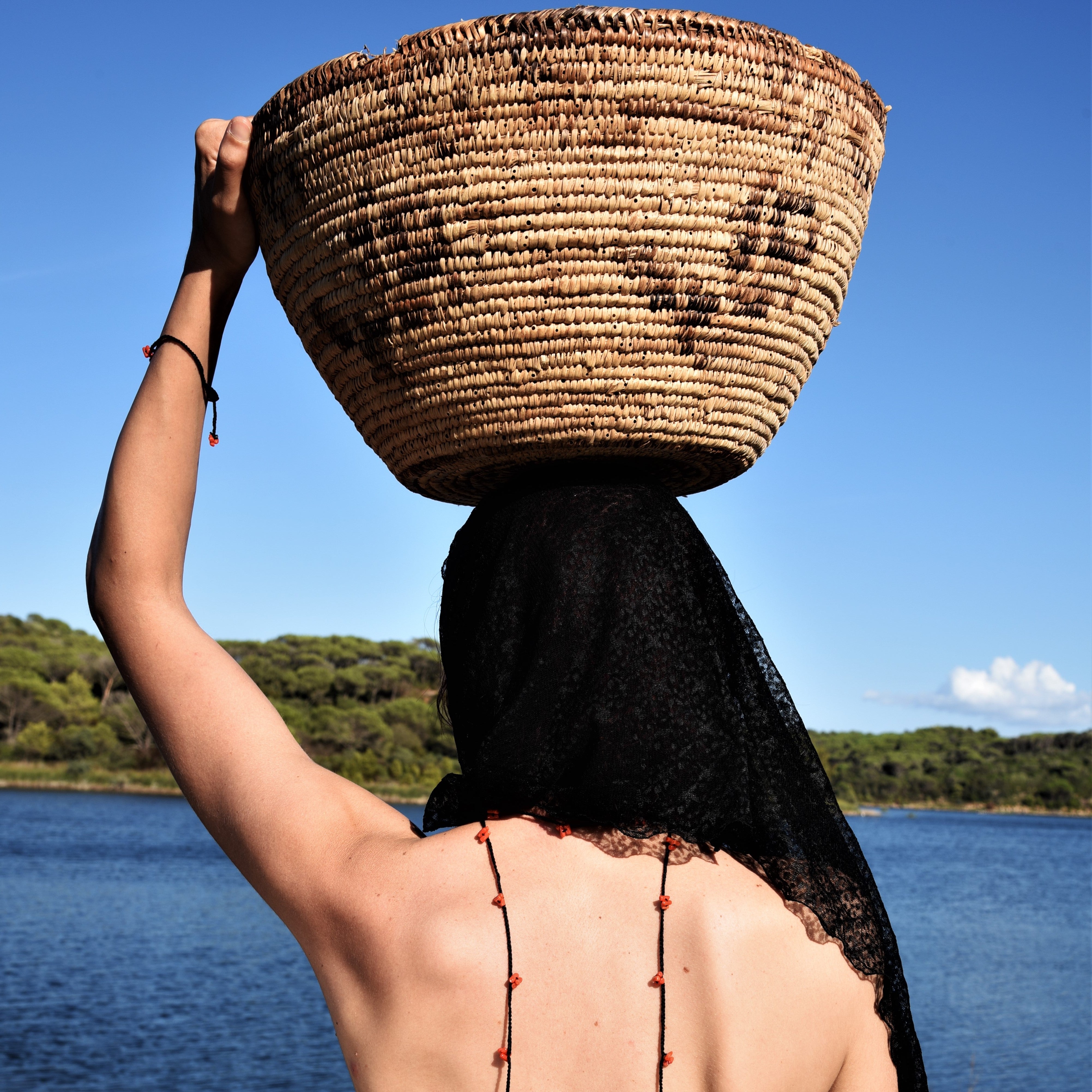 CORALET Collana corallo e crochet GORALgioielli